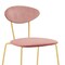 Armen Living Neo Modern Pink Velvet and Gold Metal Leg Dining Room Chairs, PK2 LCNESIGLPNK - alternate 7